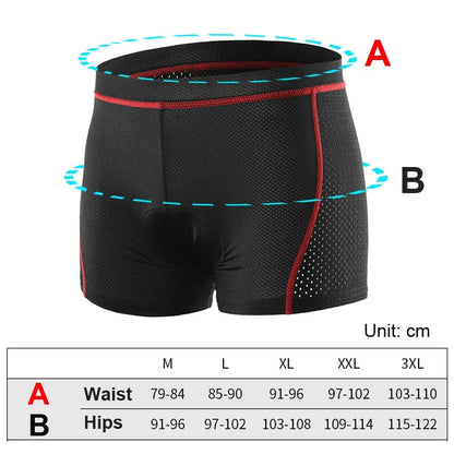 Culotte transpirable para ciclismo