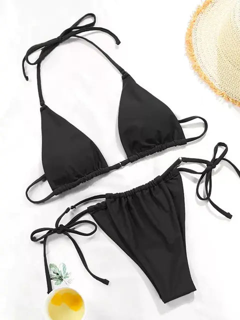 Conjuntos de bikini con tiras ajustables