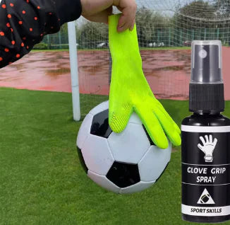 Spray para el agarre de guantes de fútbol